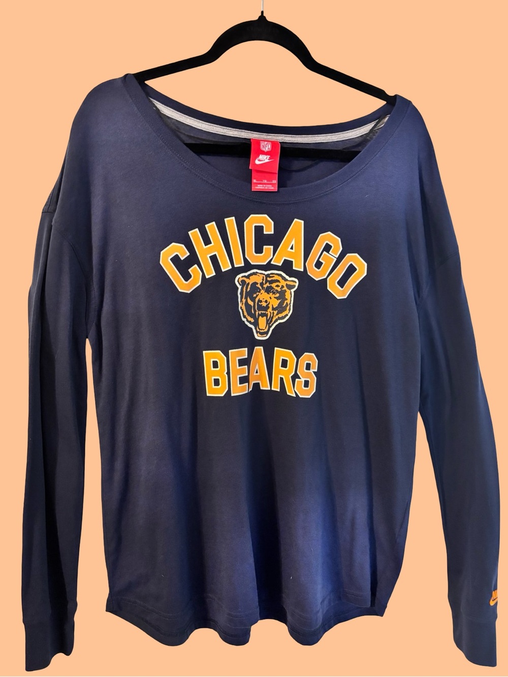 Nike Navy Chicago Bears Long Sleeve Women's Jersey